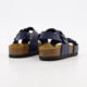 Navy Flat Sandals - Image 2 - please select to enlarge image