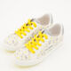 White Daisy Patterned Trainers - Image 3 - please select to enlarge image