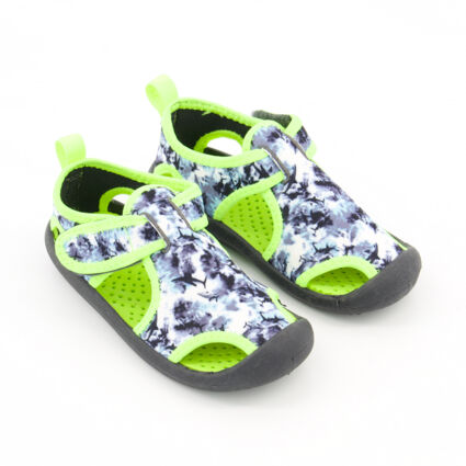 Charcoal & Neon Aquatic Shoes - Image 1 - please select to enlarge image