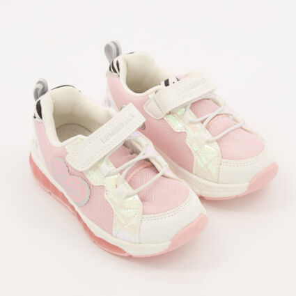 Pink Mesh Trainers - Image 1 - please select to enlarge image