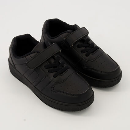 Black Low Cut Trainers - Image 1 - please select to enlarge image