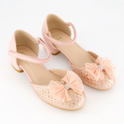 Pink Metallic Sandals - Image 1 - please select to enlarge image
