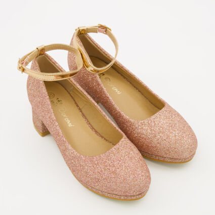Pink Glitter Shoes - Image 1 - please select to enlarge image