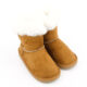 Brown Faux Shearling Cozy Boots - Image 1 - please select to enlarge image