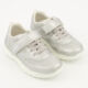 Silver Tone Glitter Trainers  - Image 1 - please select to enlarge image