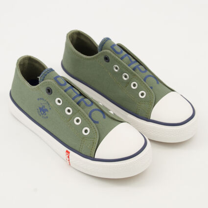 Green Classic Trainers - Image 1 - please select to enlarge image