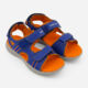 Royal Blue & Orange Gleeful Sandals - Image 1 - please select to enlarge image