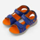 Royal Blue & Orange Gleeful Sandals - Image 3 - please select to enlarge image