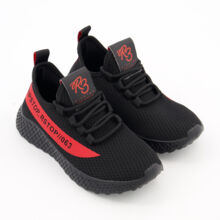 Black & Red Lambridge 3 Trainers