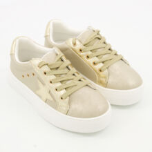 Gold Tone Sparklee Too Trainers