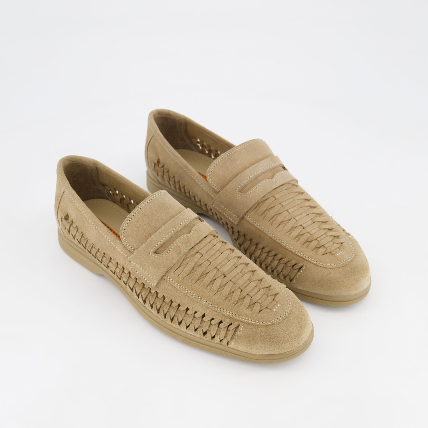 Taupe Suede Loafers - TK Maxx UK