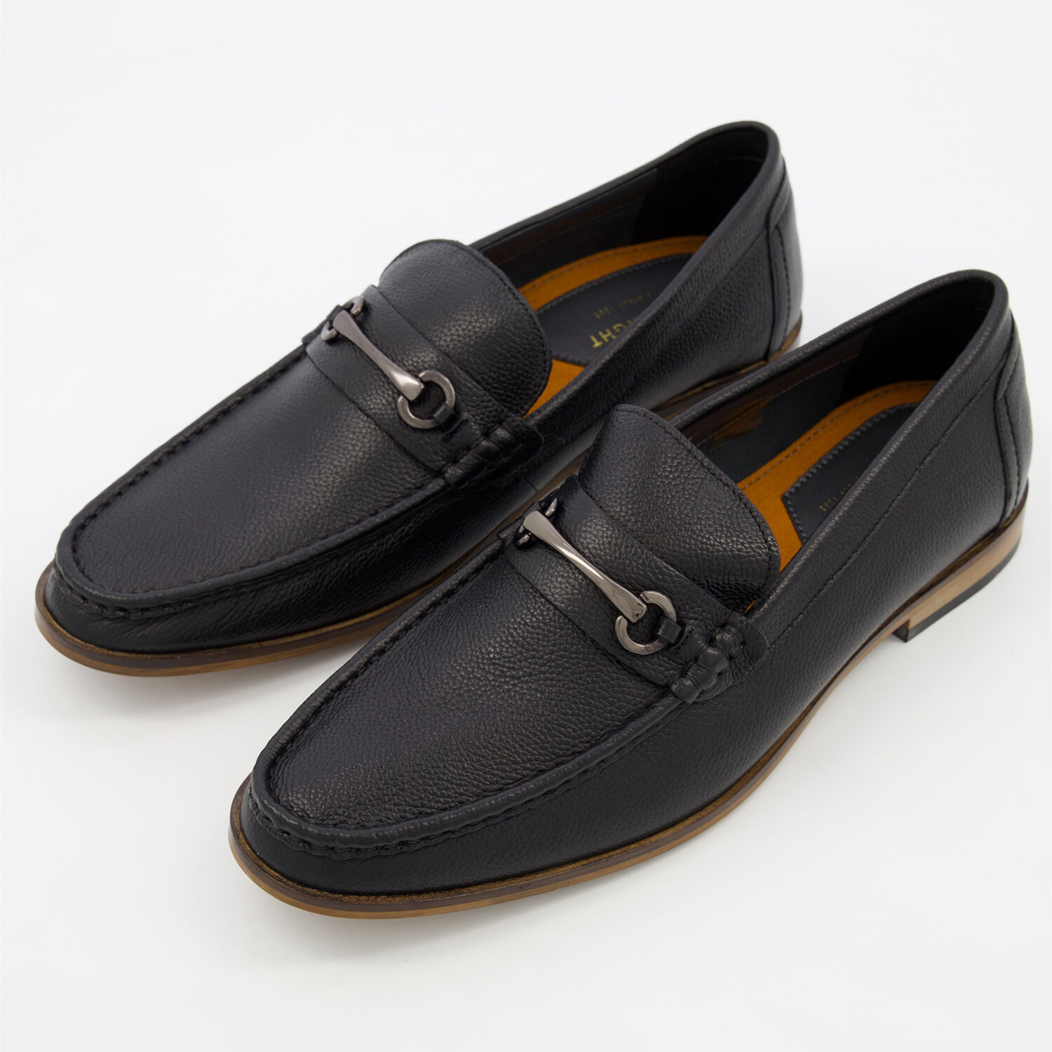 Black Leather Loafers - TK Maxx UK