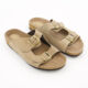 Camel Beige Suede Bowers Sandals - Image 1 - please select to enlarge image