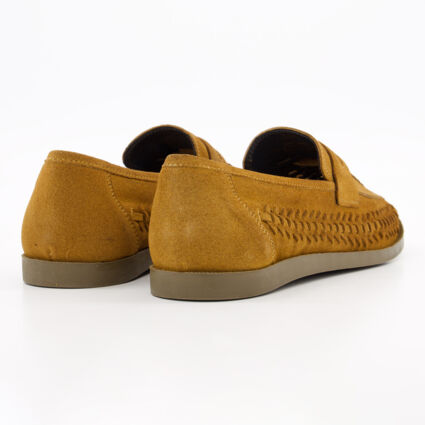 Tobacco Suede Goldman Loafers - TK Maxx UK