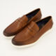 Brown Leather Loafers - Image 3 - please select to enlarge image