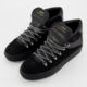 Black Suede High Top Trainers   - Image 3 - please select to enlarge image