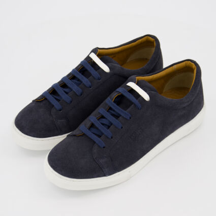 Navy Suede Trainers - TK Maxx UK