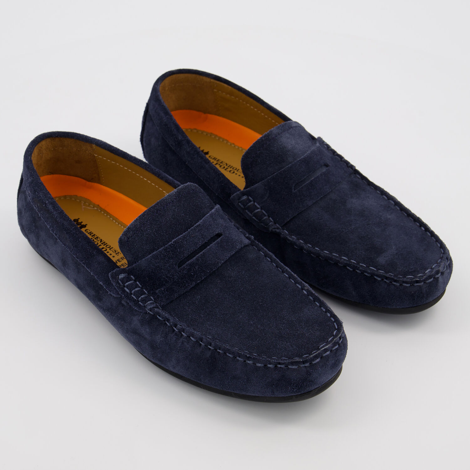 Navy Suede Loafers - TK Maxx UK