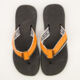 Black & Orange New Urban Flip Flops - Image 1 - please select to enlarge image