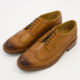 Brown Leather Wingtip Shoes - Image 3 - please select to enlarge image