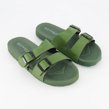 Green Charlie Sandals - Image 1 - please select to enlarge image