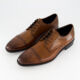 Tan Leather Lucan Semi Brogues - Image 3 - please select to enlarge image