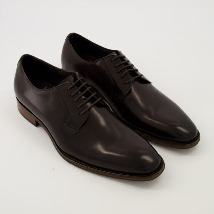 Brown Mumford Leather Derby Shoes - Image 1 - please select to enlarge image