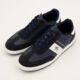 Navy & White Gaz Trainers - Image 3 - please select to enlarge image