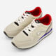 White Red & Blue Merthin Trainers - Image 3 - please select to enlarge image