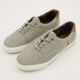 Grey Canvas Deck G Sneakers  - Image 3 - please select to enlarge image