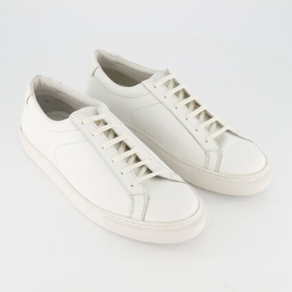 White Leather Harper Trainers - TK Maxx UK