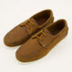 Brown Leather Boat Shoes  - Image 3 - please select to enlarge image