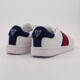 White Stripe Design Low Top Trainers  - Image 2 - please select to enlarge image