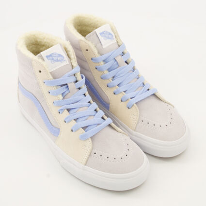 Grey Suede Sk8 Hi Trainers  - Image 1 - please select to enlarge image