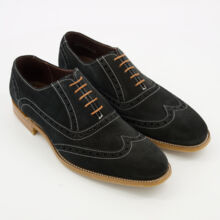 Black Suede Grant Shoes