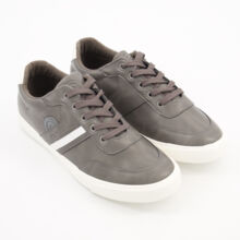 Grey Scooper Strip Trainers