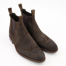 Brown Hoskins Suede Chelsea Boots