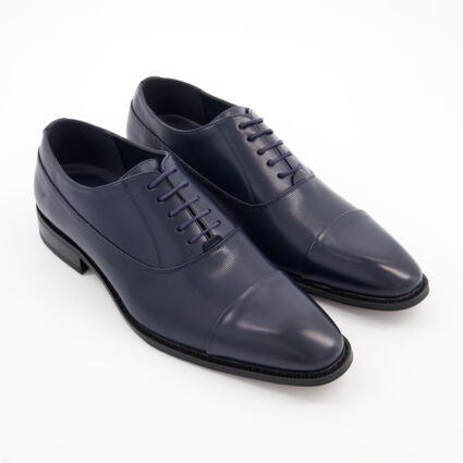 Navy Epsom Shoes - Image 1 - please select to enlarge image