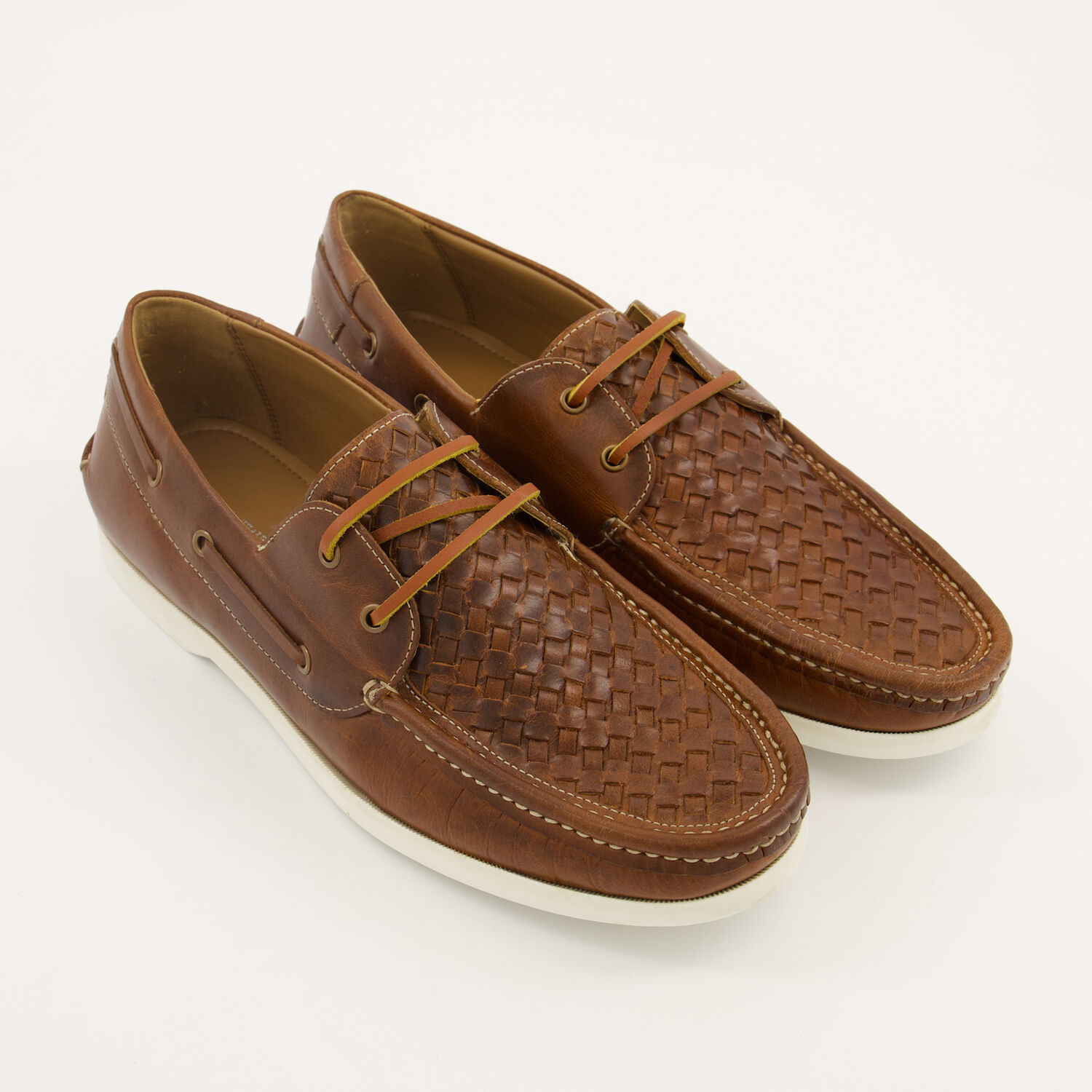 Tan Leather Boat Shoe TK Maxx UK - Main Image