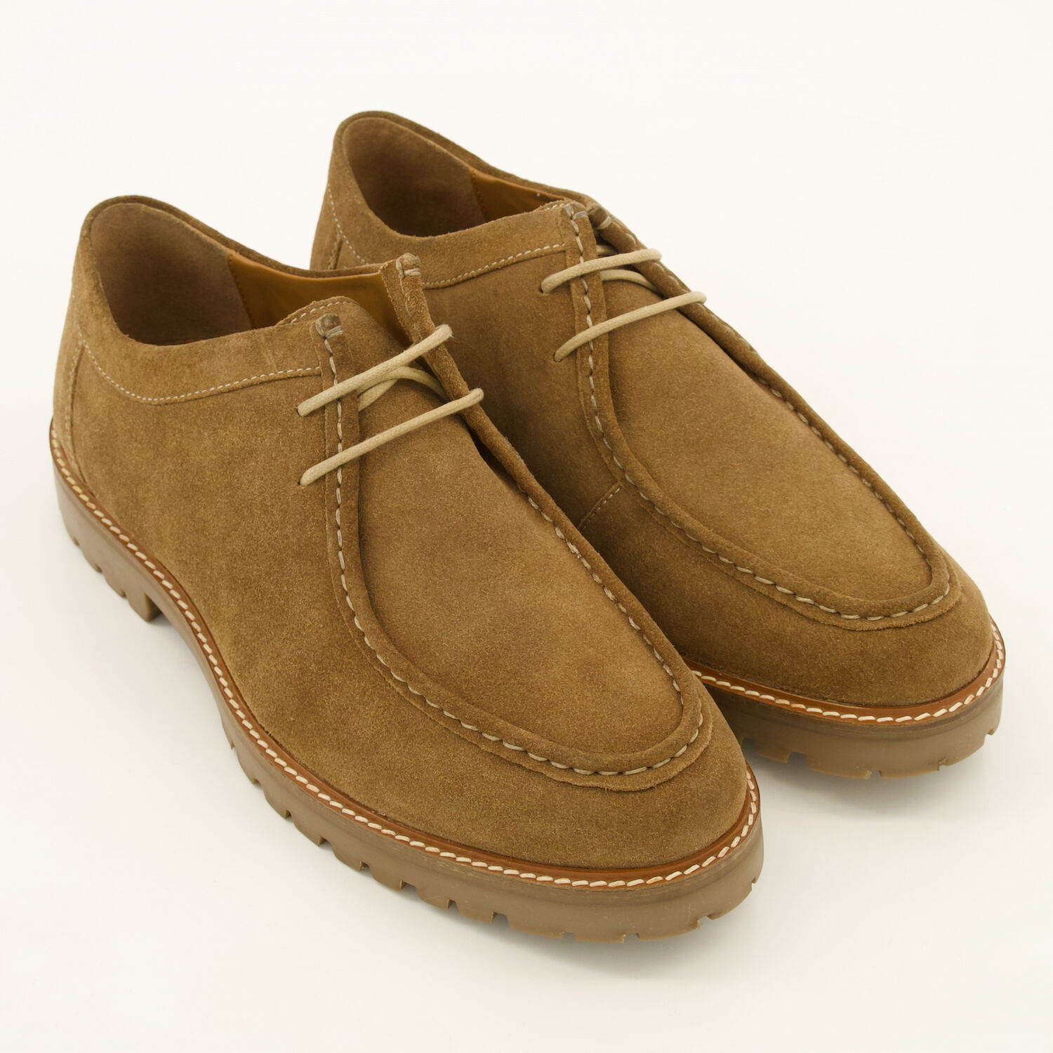 Brown Suede Lace Loafers TK Maxx UK