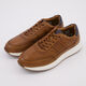 Tan Leather Churchill Trainers - Image 3 - please select to enlarge image