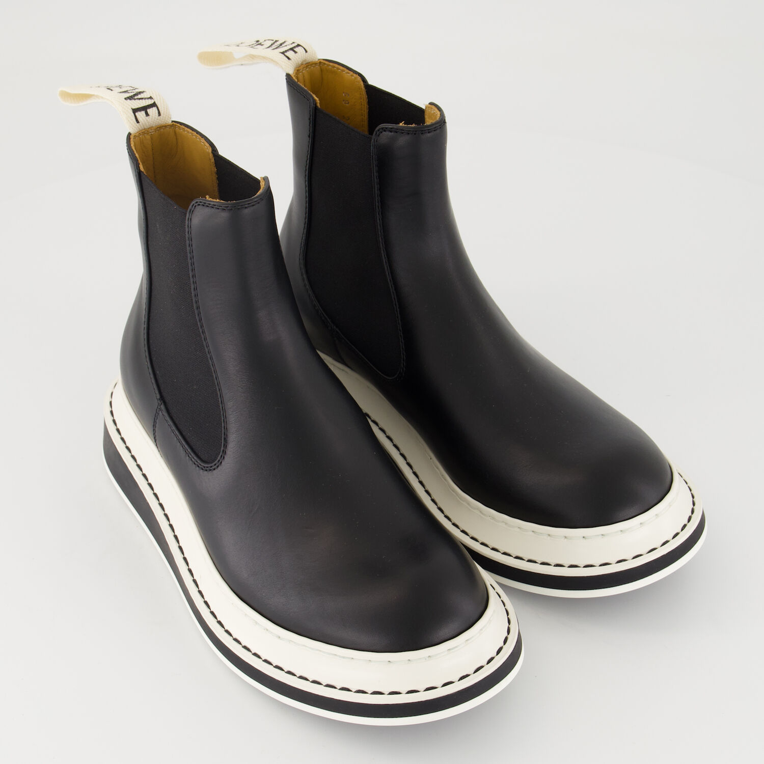 Black Leather Chelsea Boots TK Maxx UK - Main Image