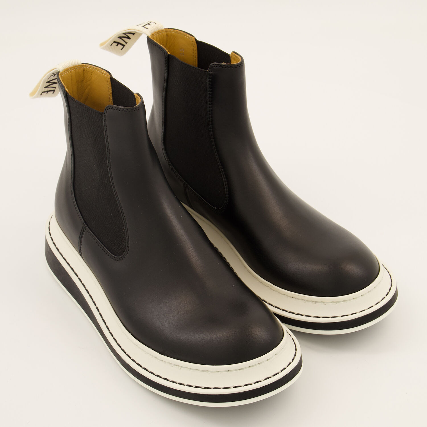 Black Leather Chelsea Boots TK Maxx UK