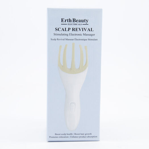 White Scalp Revival Electronic Massager - Image 1 - please select to enlarge image