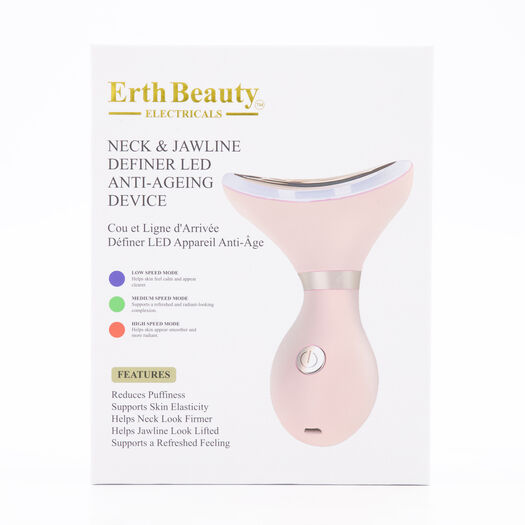 Erth Beauty Pink Neck & Jawline Definer LED Anti Ageing Device