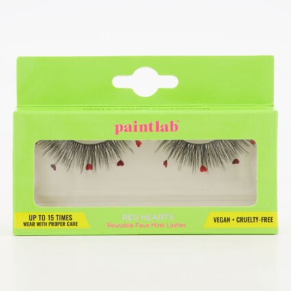 Red Hearts Lashes - Image 1 - please select to enlarge image