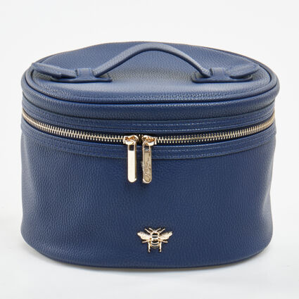 Navy Blue Vanity Case - Image 1 - please select to enlarge image