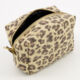 Brown Leopard Spot Cosmetic Bag  - Image 2 - please select to enlarge image