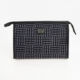 Black Repeat Logo Cosmetic Bag - Image 1 - please select to enlarge image