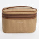 Beige Monogram Cosmetic Bag 17x27cm - Image 1 - please select to enlarge image